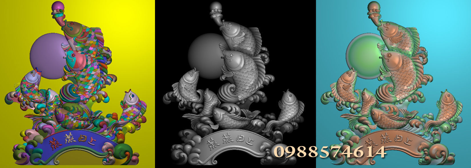 Flourishing Fish 3D print model_1