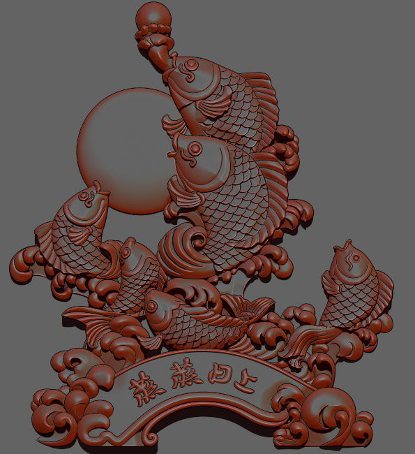 Flourishing Fish 3D print model_5