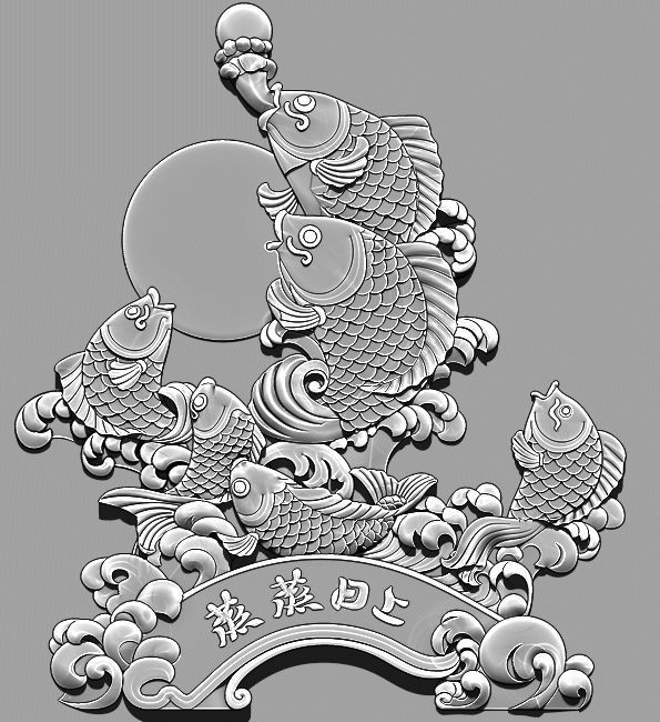 Flourishing Fish 3D print model_13