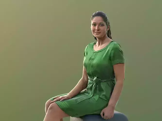 Amaya 10539 - Sitting Elegant Woman