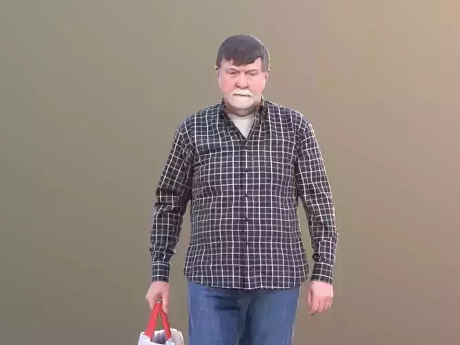 Bernd 10528 - Walking Shopping Man