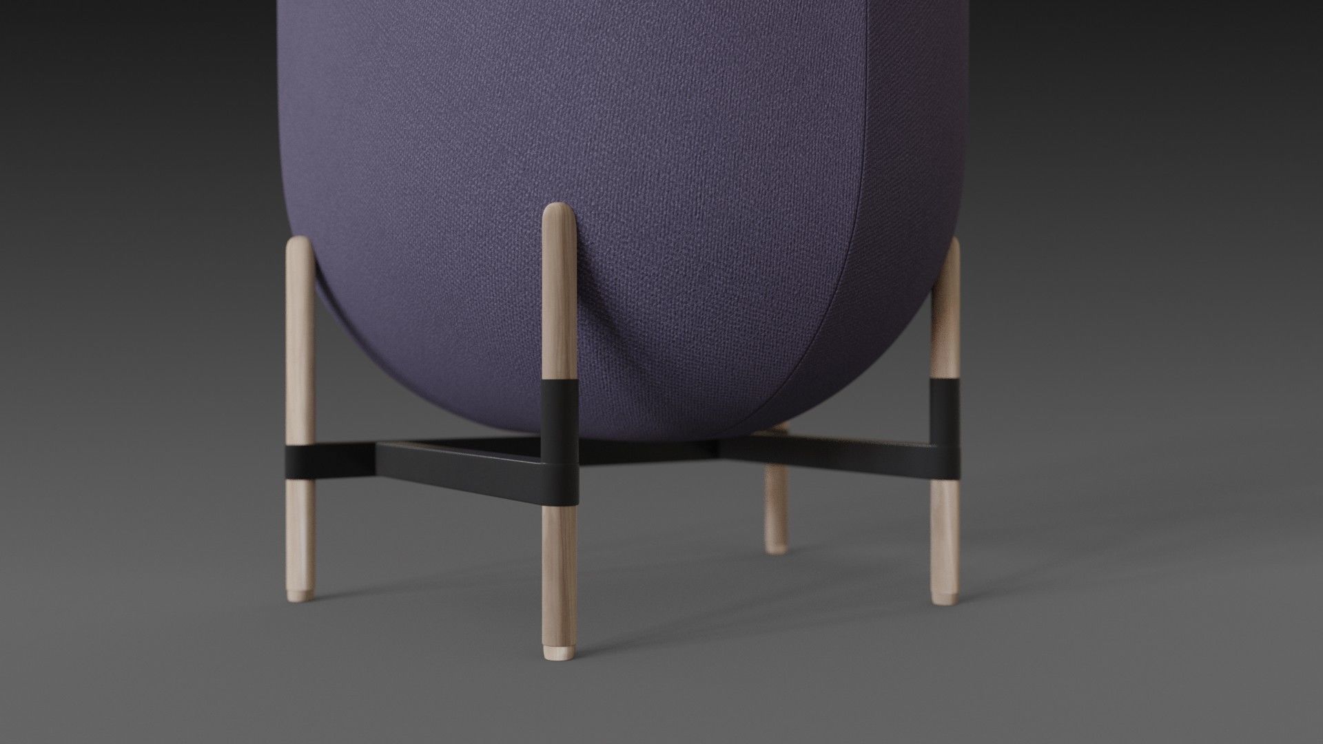Capsule chair sofa  3D model_12
