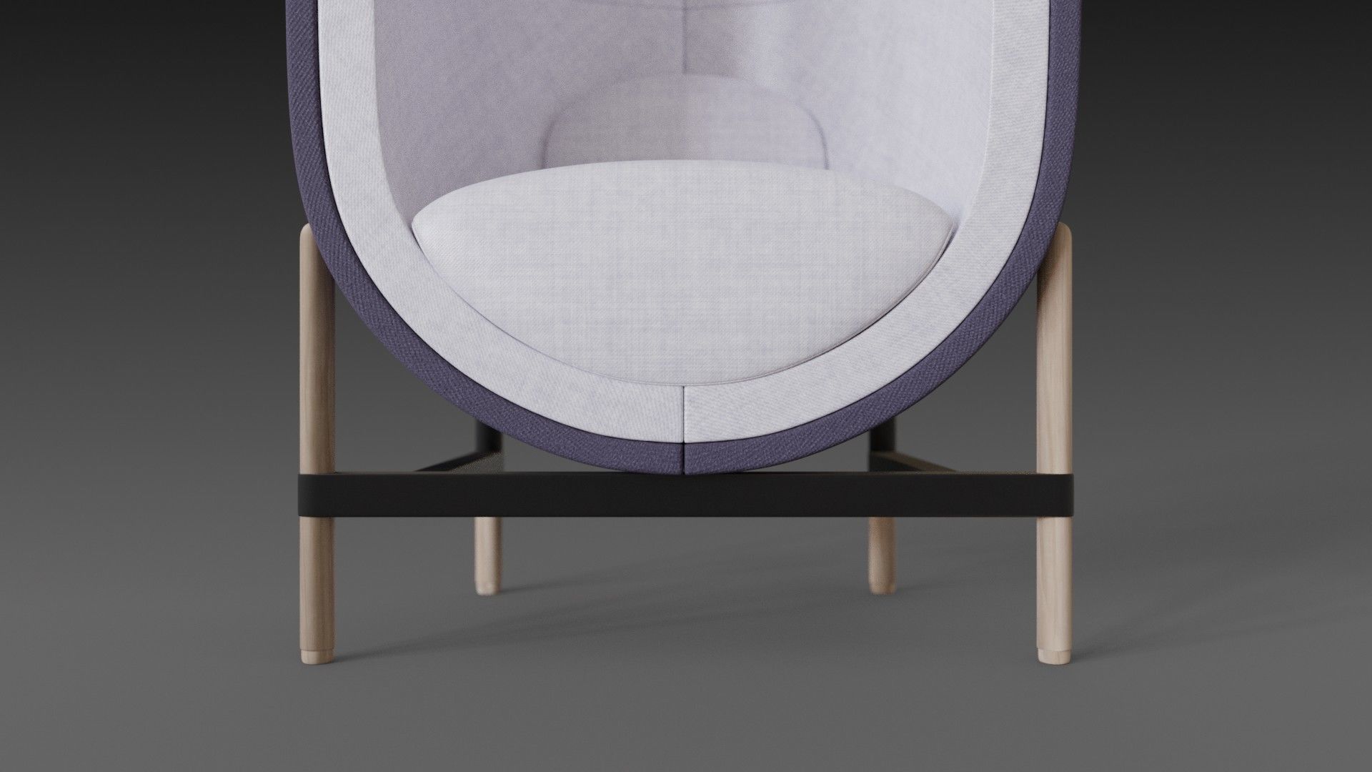 Capsule chair sofa  3D model_13