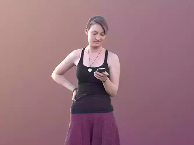 Svenja 10513 - Standing Summer Girl