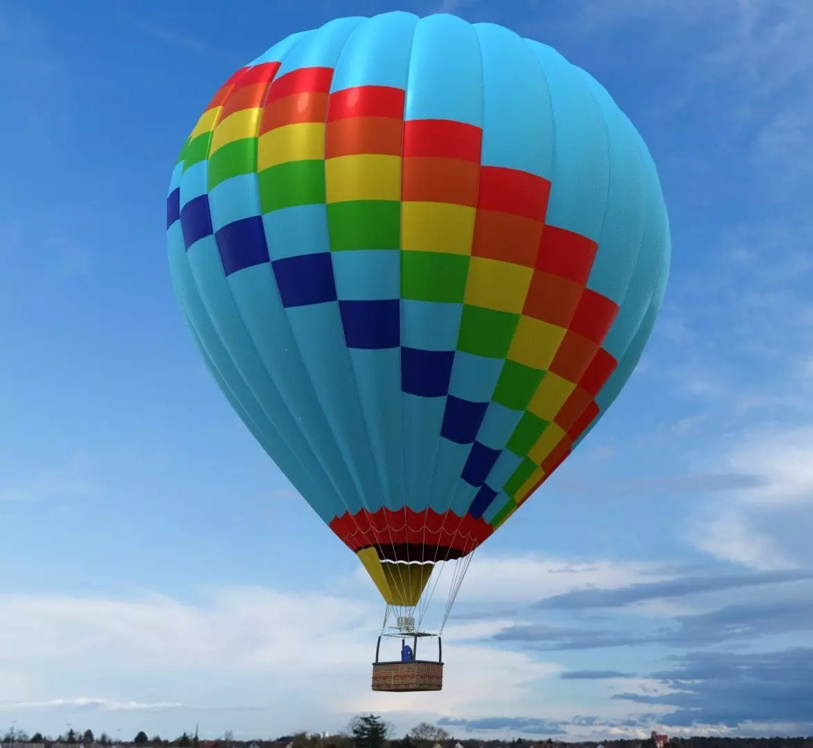 HOT AIR BALLOON 3D model_0