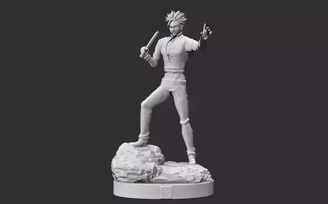 seven deadly sins - nanatsu no taizai - ban 3d print figure 3D print model