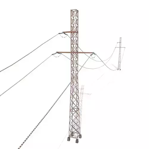 Electricity Pole 28 Weathered