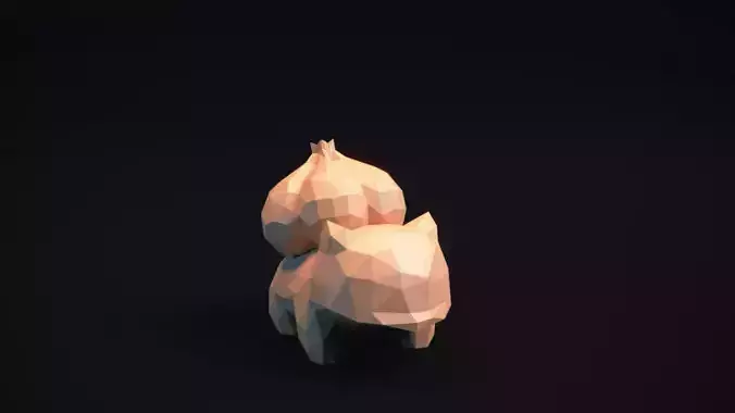 Bulbasaur - Stylized LowPoly Art - 3D print model