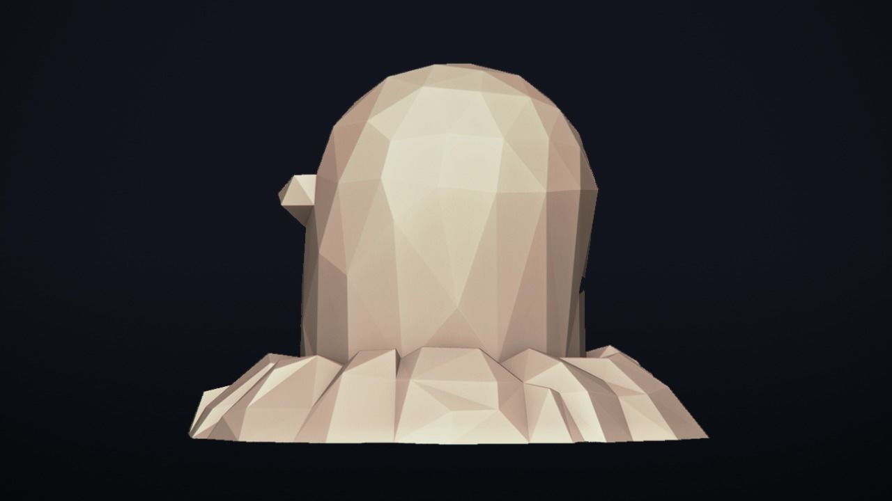 Diglett - Stylized LowPoly Art - 3D print model_2