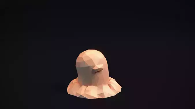 Diglett - Stylized LowPoly Art - 3D print model