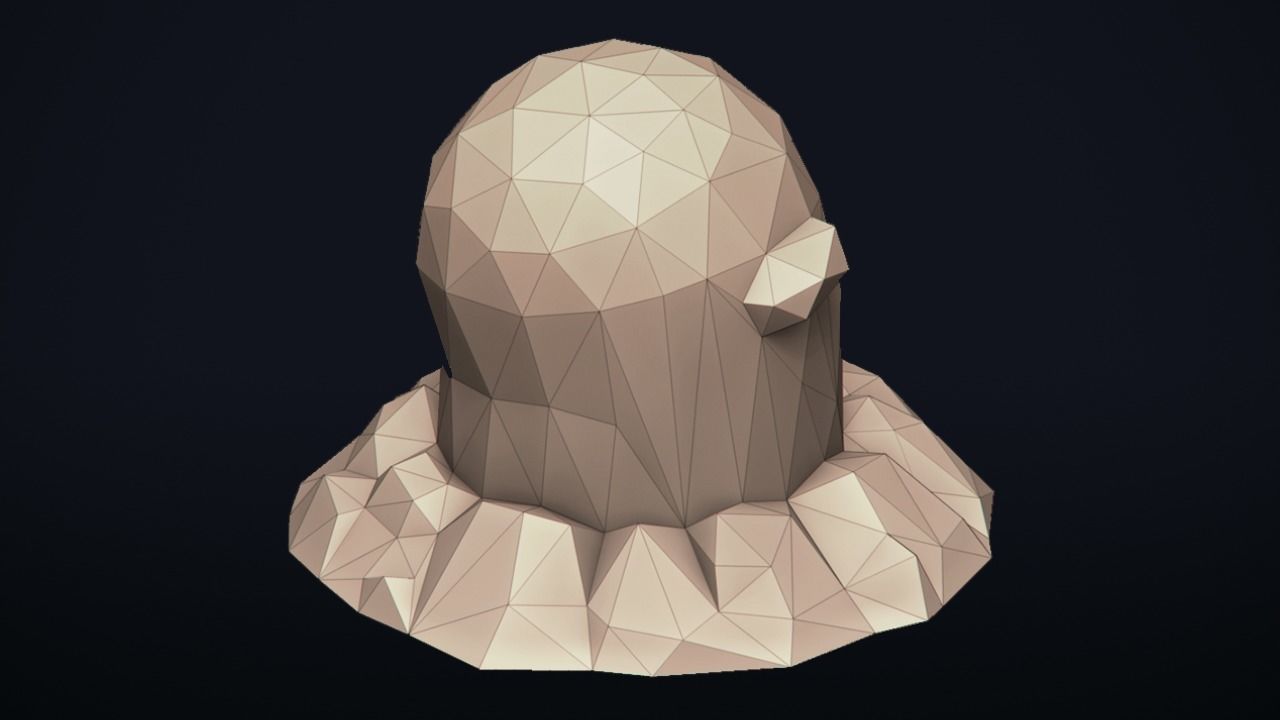 Diglett - Stylized LowPoly Art - 3D print model_17