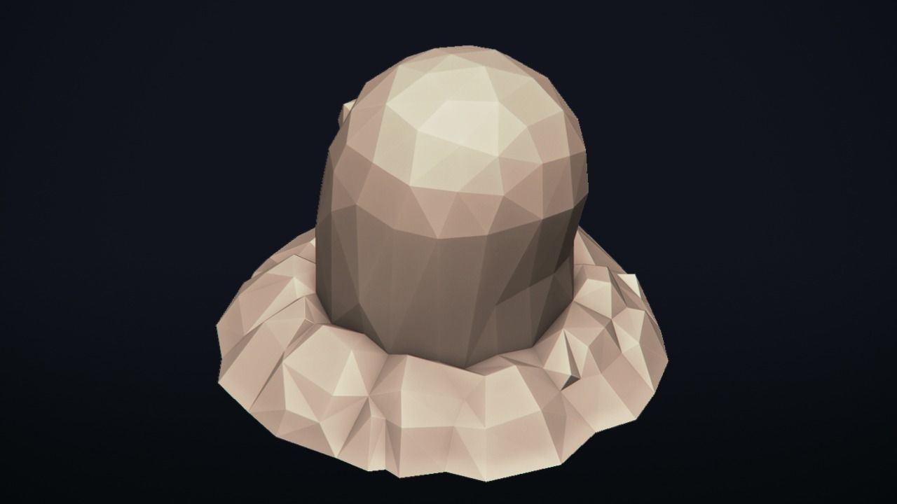 Diglett - Stylized LowPoly Art - 3D print model_10
