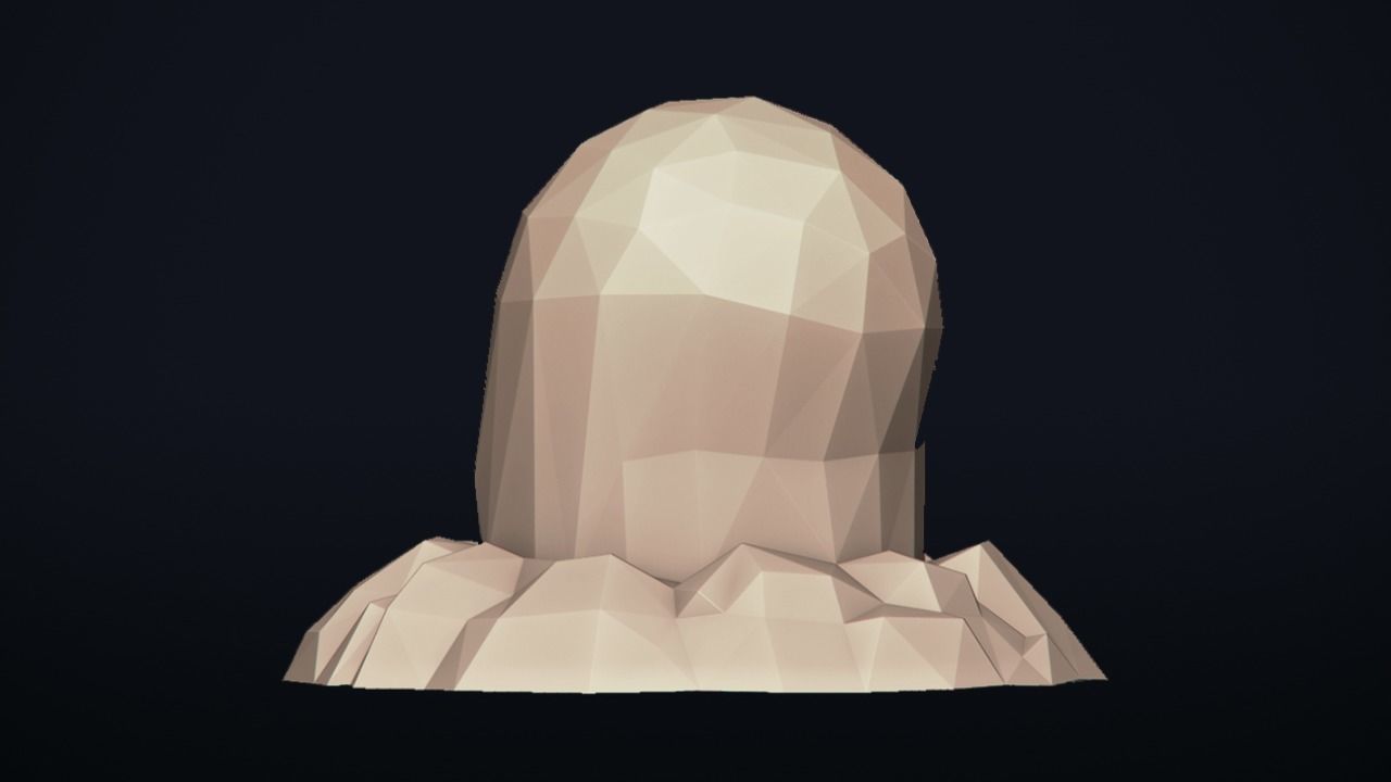 Diglett - Stylized LowPoly Art - 3D print model_3