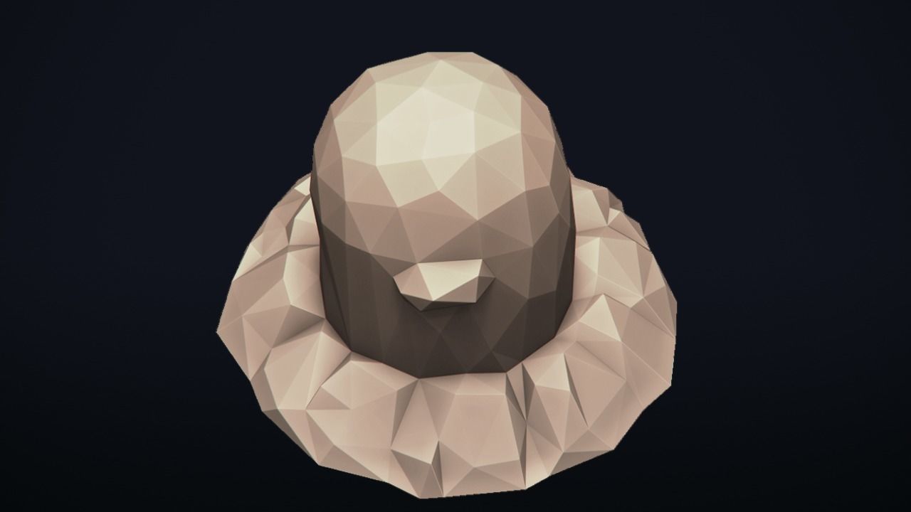 Diglett - Stylized LowPoly Art - 3D print model_14