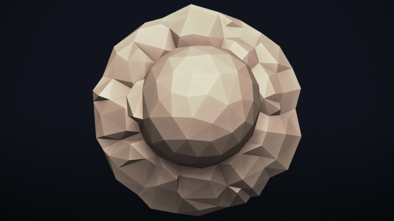 Diglett - Stylized LowPoly Art - 3D print model_5