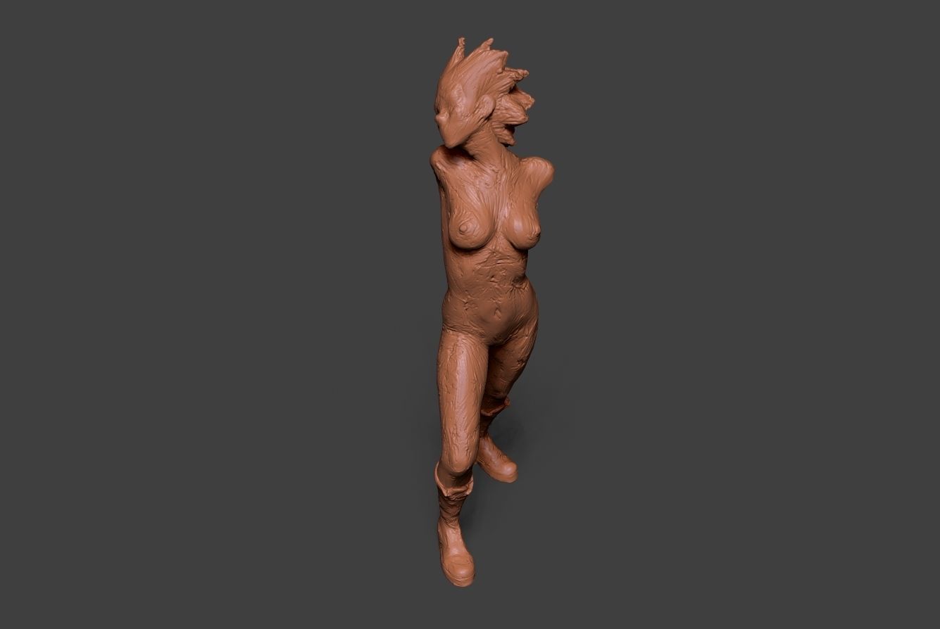 Clay Girl 9 3D print model_8