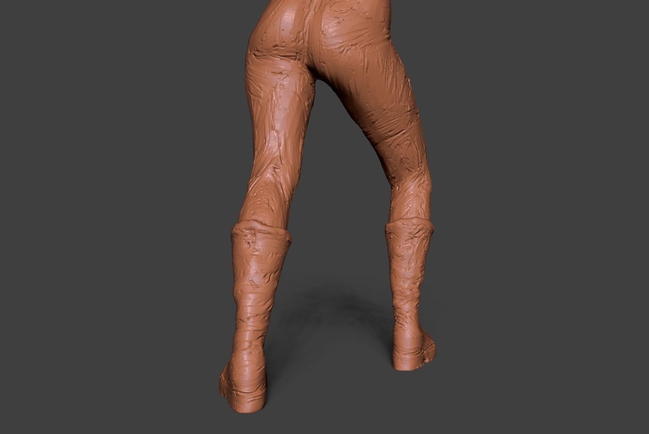 Clay Girl 9 3D print model_16