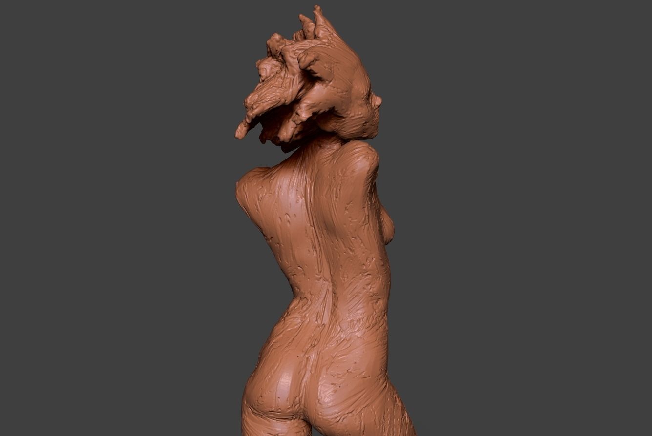 Clay Girl 9 3D print model_14