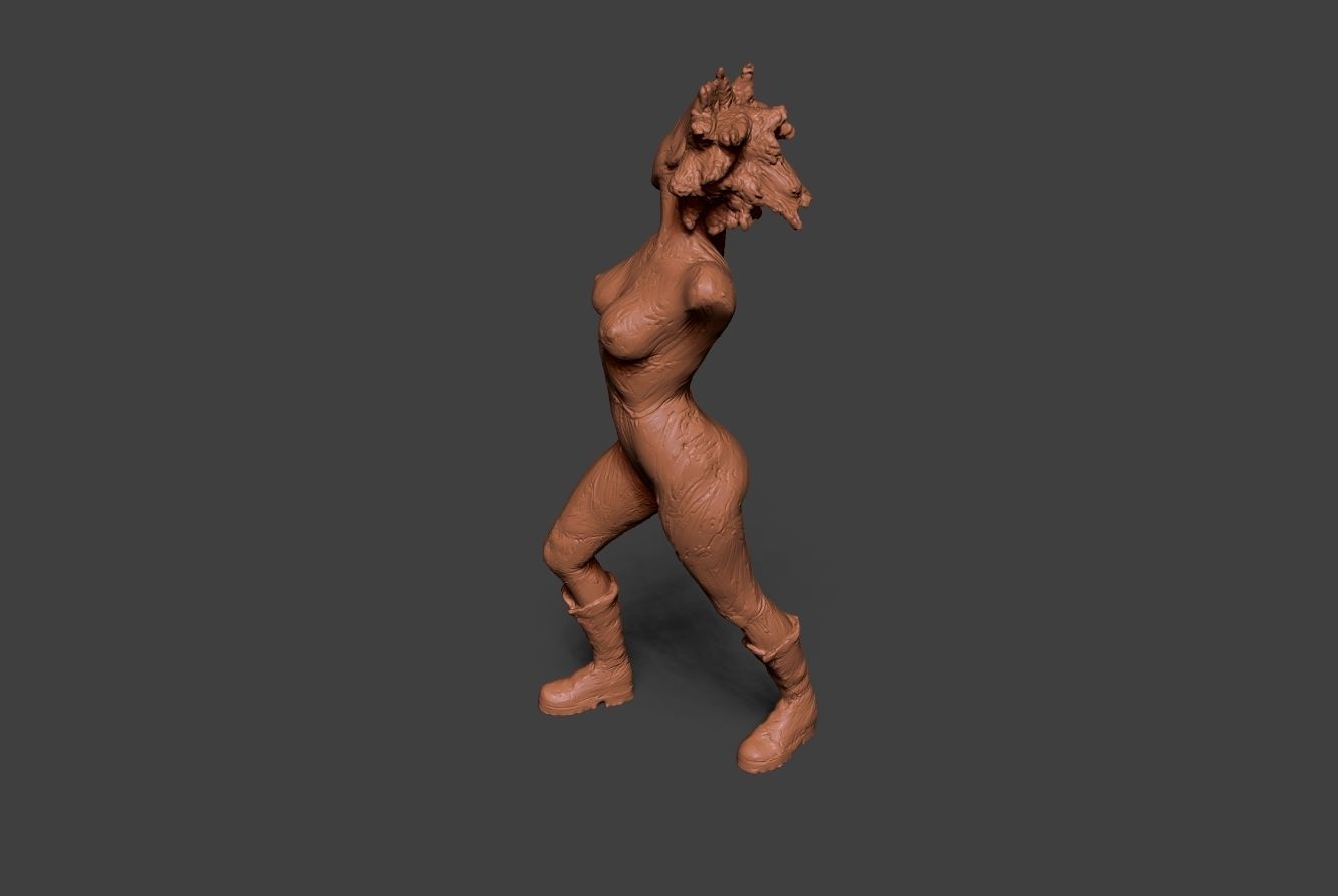 Clay Girl 9 3D print model_7