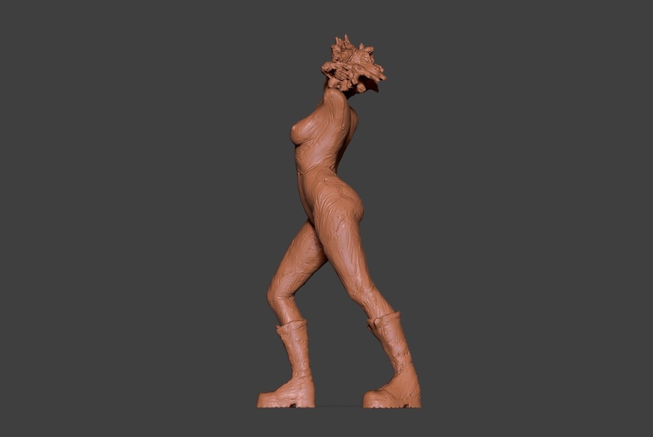 Clay Girl 9 3D print model_10