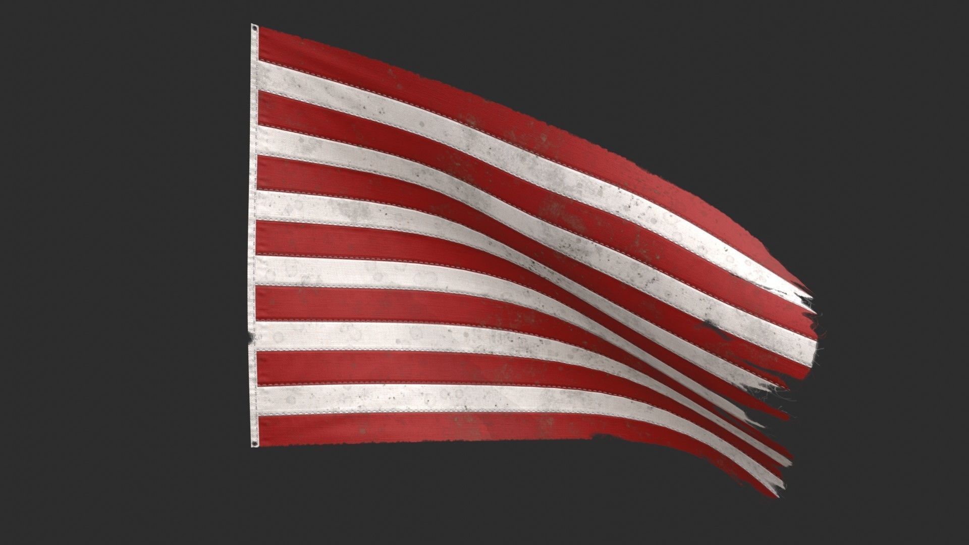 The Sons of Liberty Flag Free low-poly 3D model_4