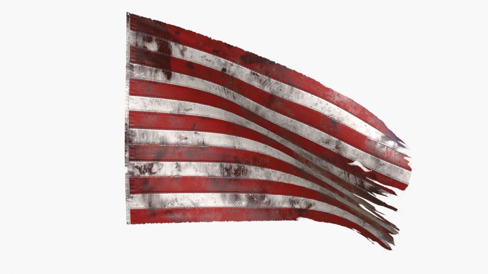 The Sons of Liberty Flag Free low-poly 3D model_3