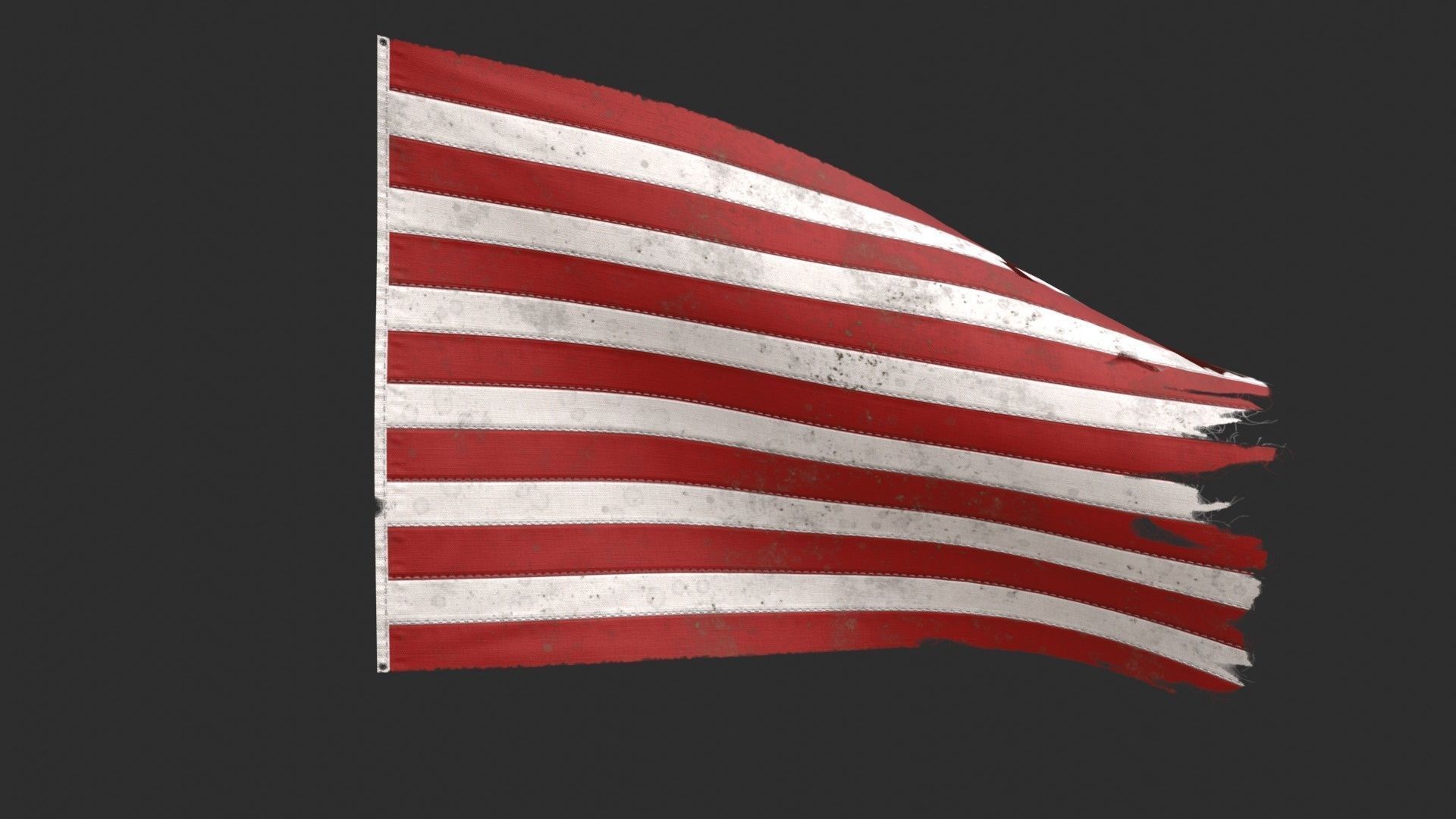 The Sons of Liberty Flag Free low-poly 3D model_7