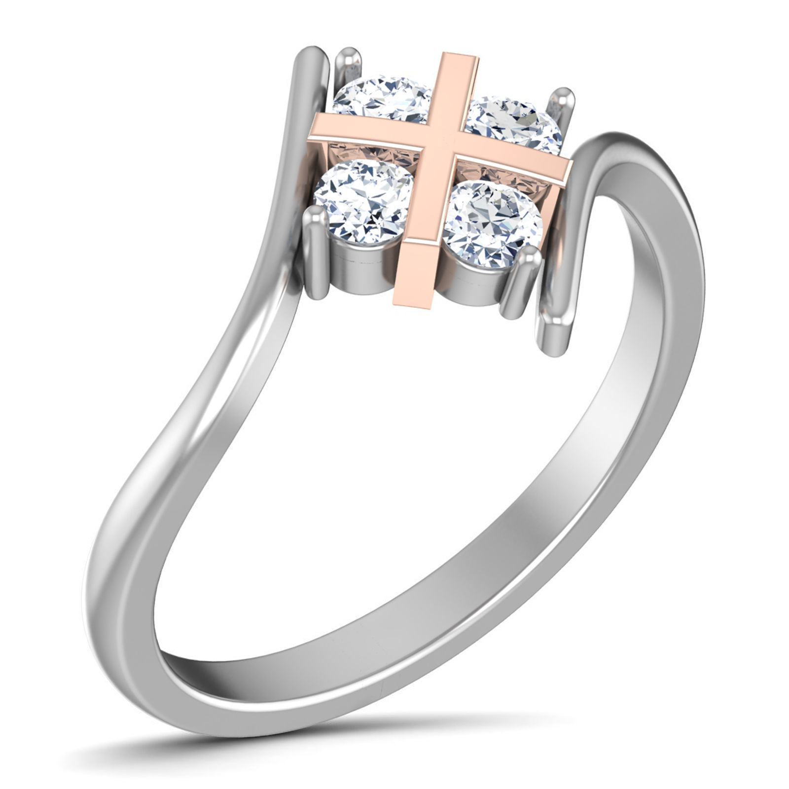 38 Light wt women ring 3dm stl render details bulk collection 3D print model_6