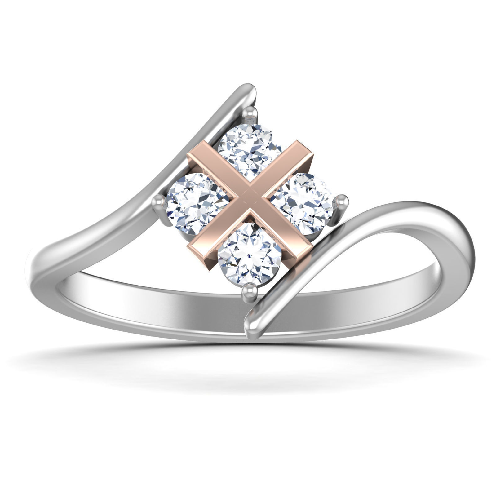 38 Light wt women ring 3dm stl render details bulk collection 3D print model_7