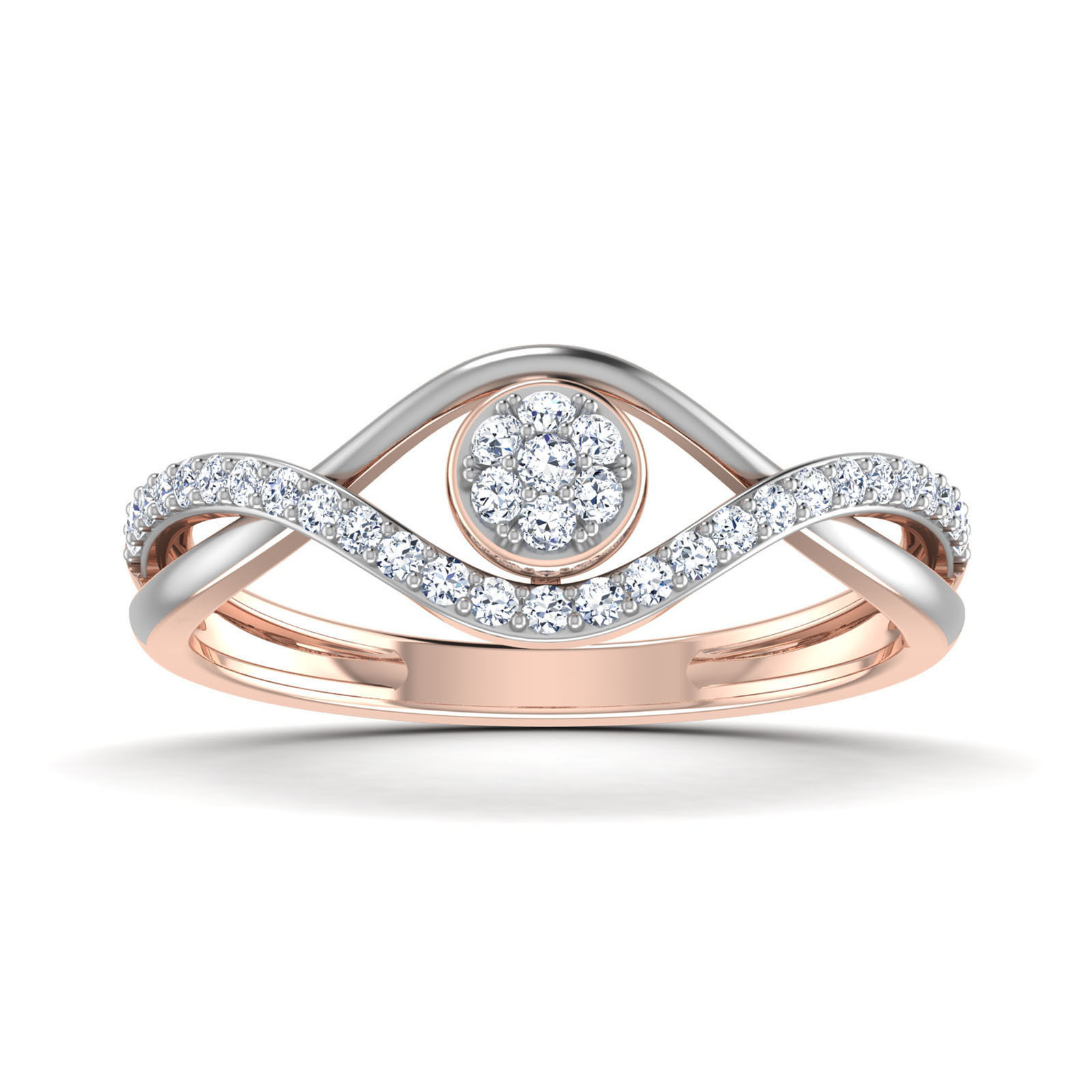 38 Light wt women ring 3dm stl render details bulk collection 3D print model_43