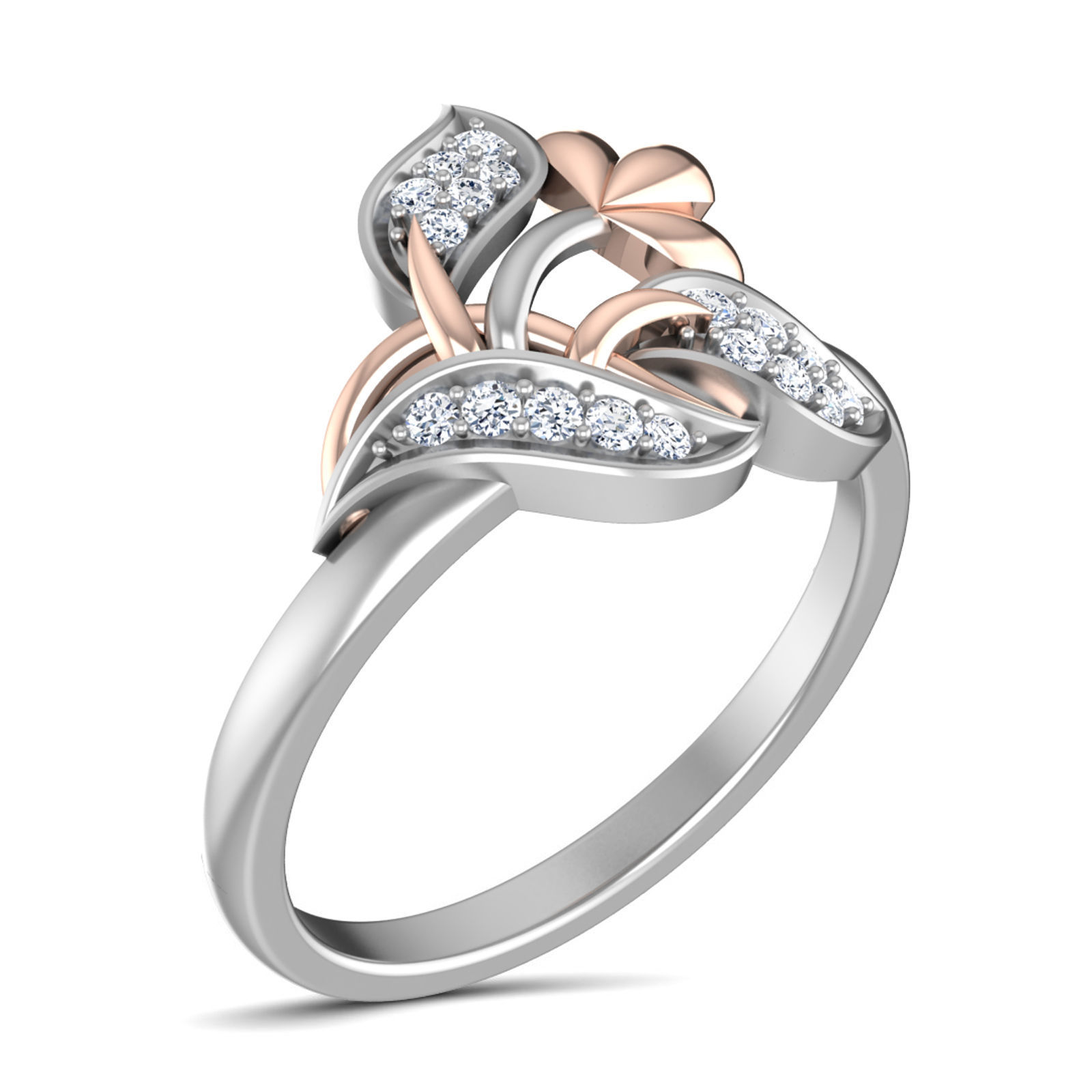 38 Light wt women ring 3dm stl render details bulk collection 3D print model_45