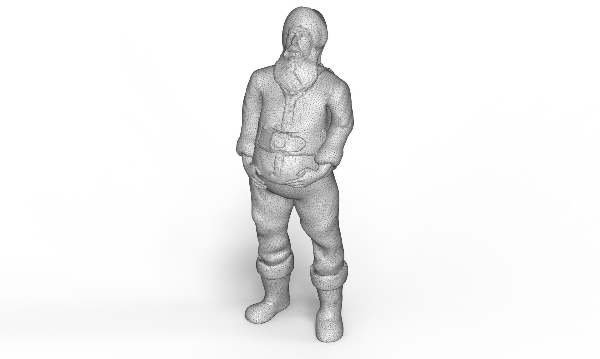Santa Claus Figurine 3D print model_6