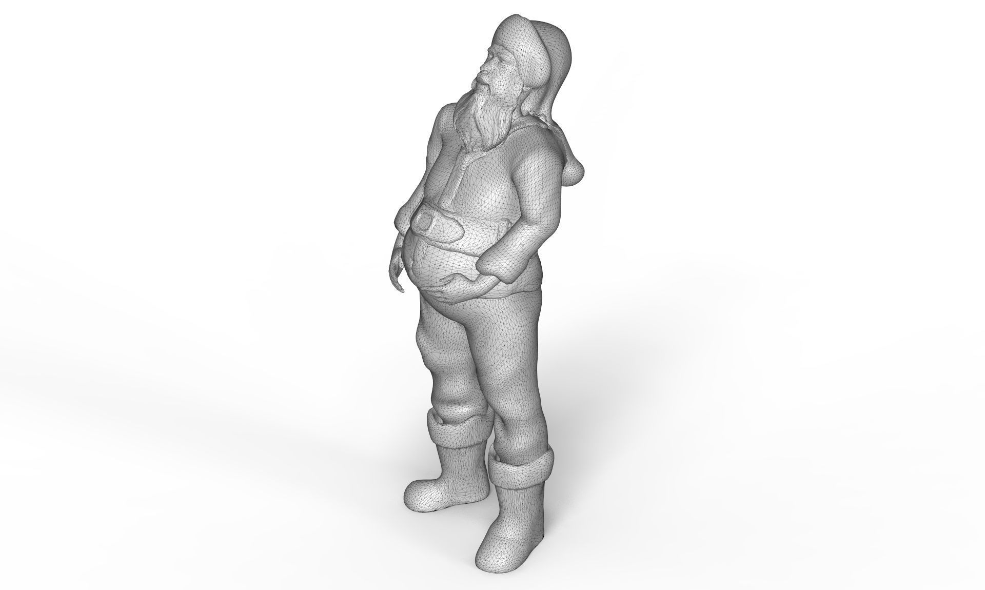 Santa Claus Figurine 3D print model_7