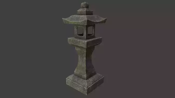 Japanese Stone Lantern 7