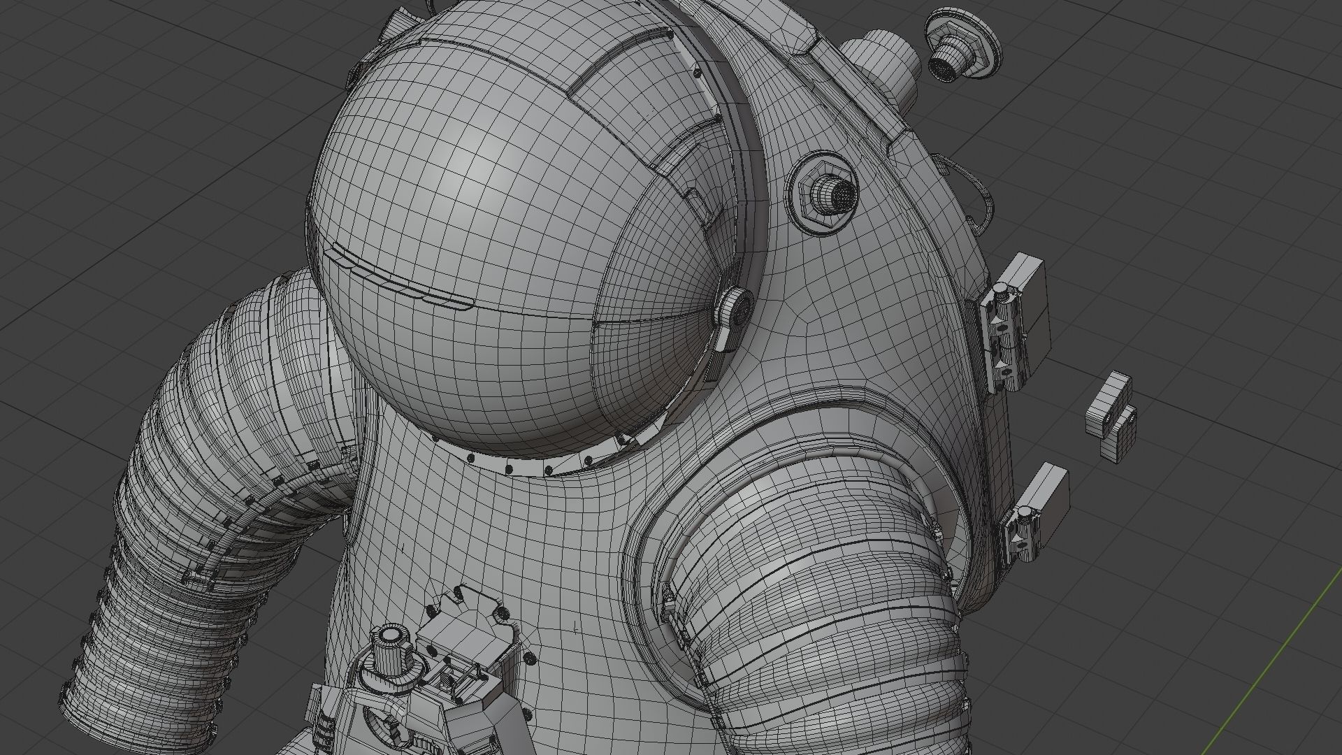 SPACESUIT Next Gen Artemis XEMU 3D model_47