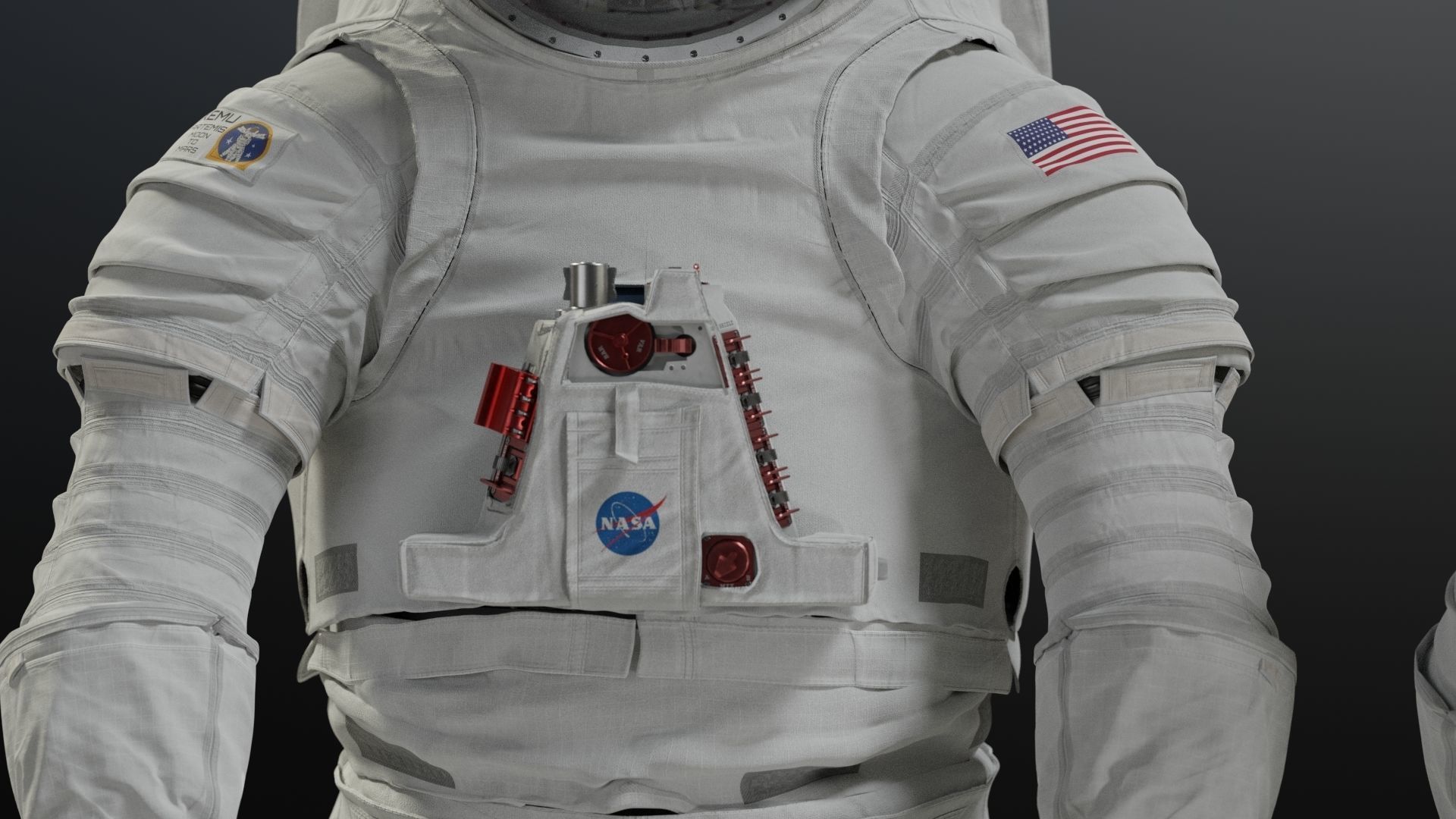 SPACESUIT Next Gen Artemis XEMU 3D model_23