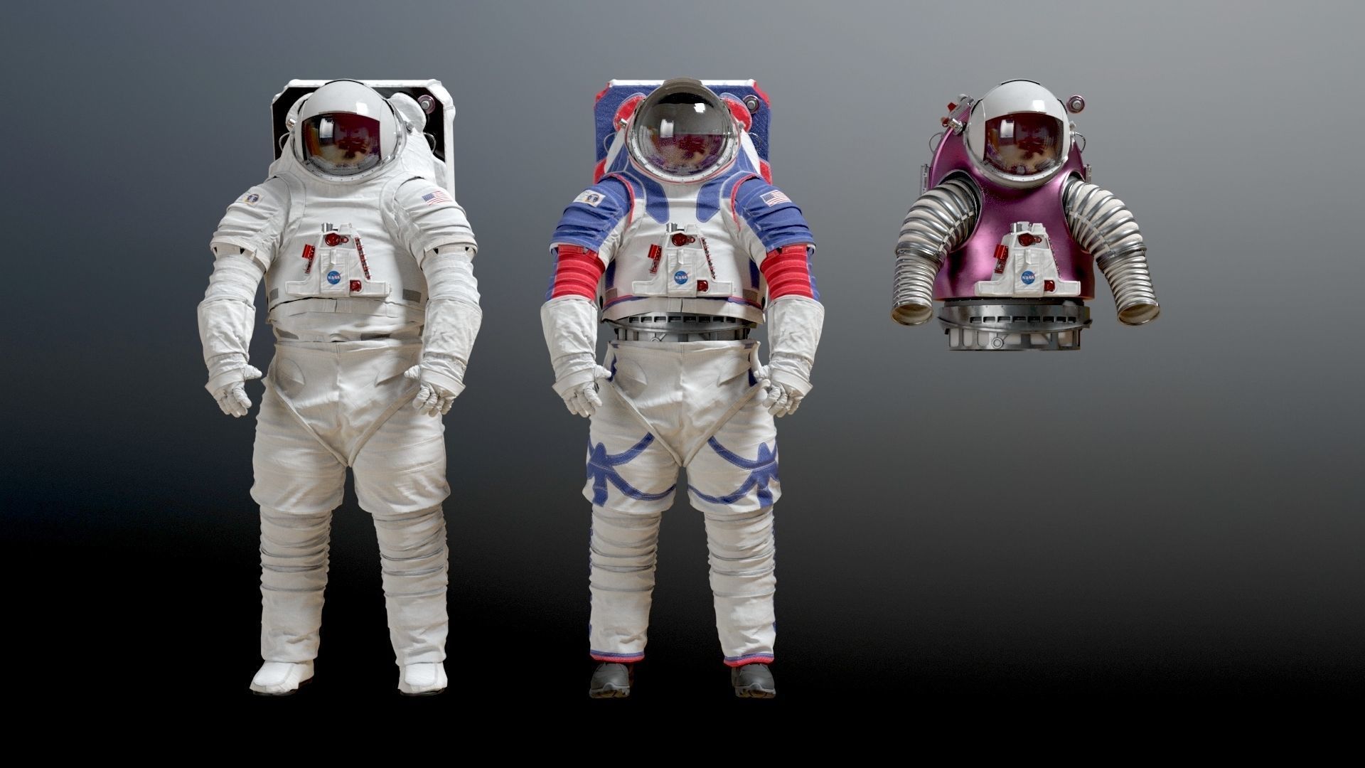 SPACESUIT Next Gen Artemis XEMU 3D model_2