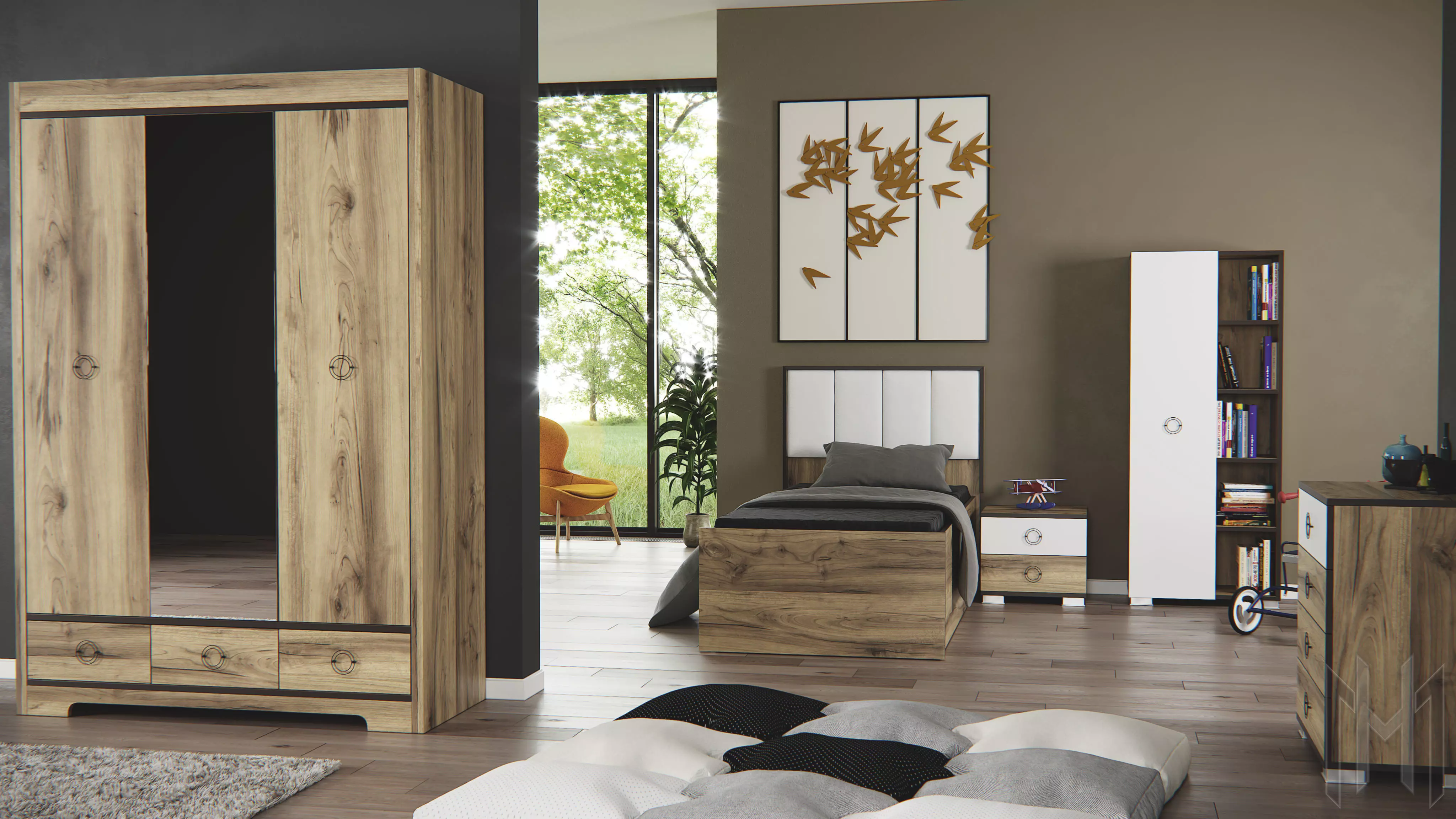 child room set 3D model_0