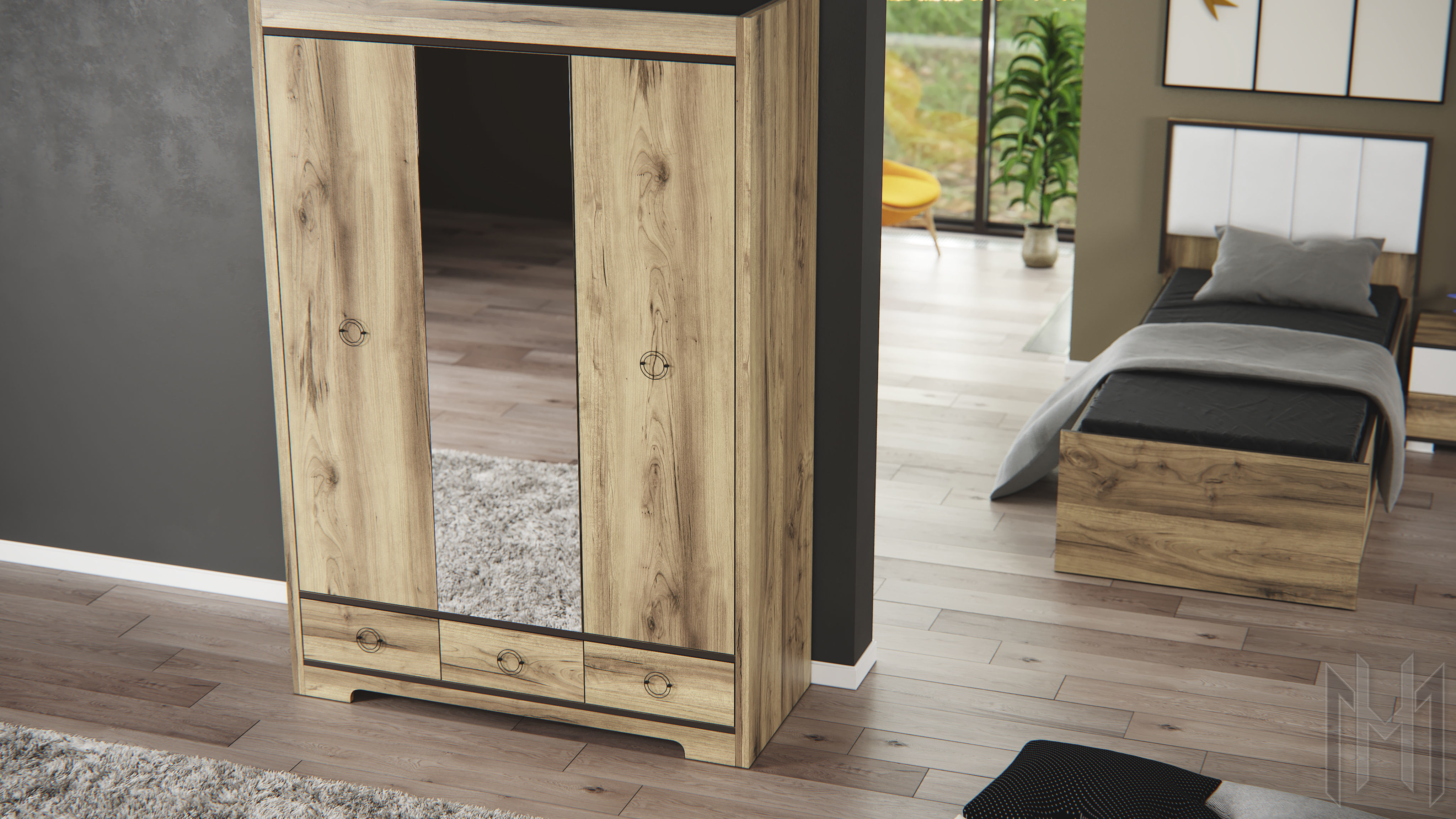 child room set 3D model_2