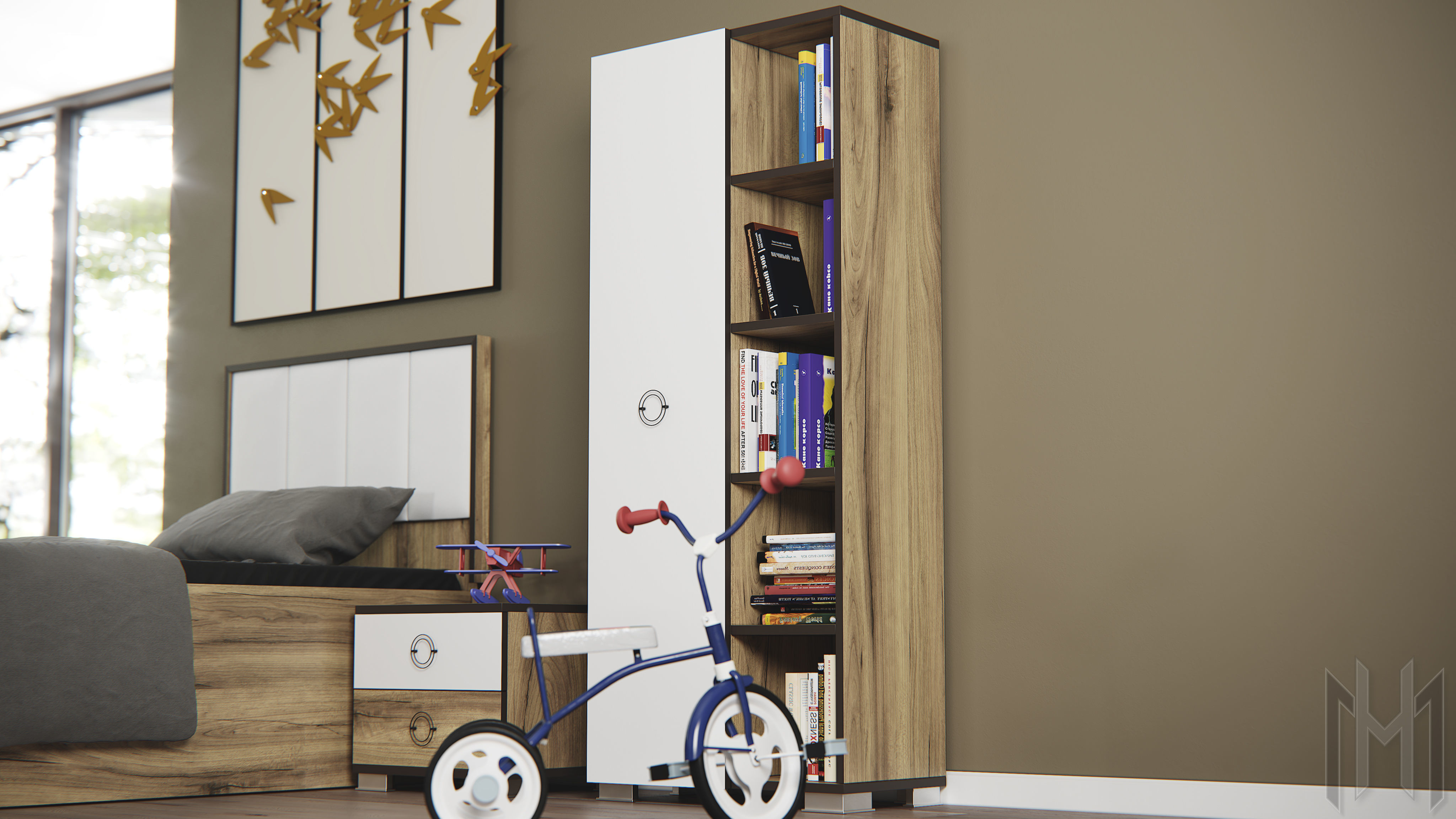 child room set 3D model_5