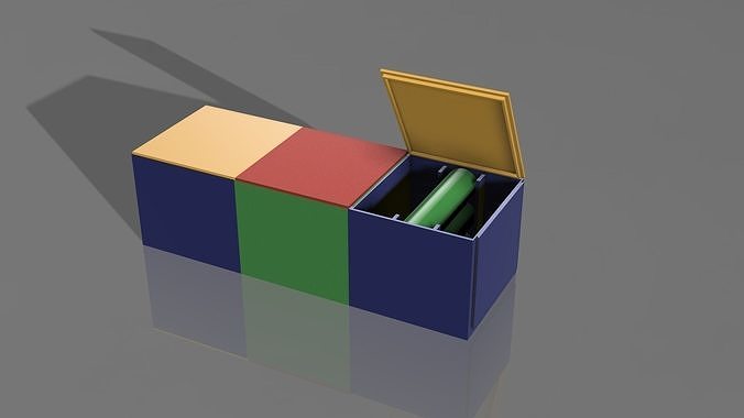 9x18650 cell holder  3D print model