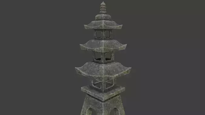 Japanese Stone Lantern 9