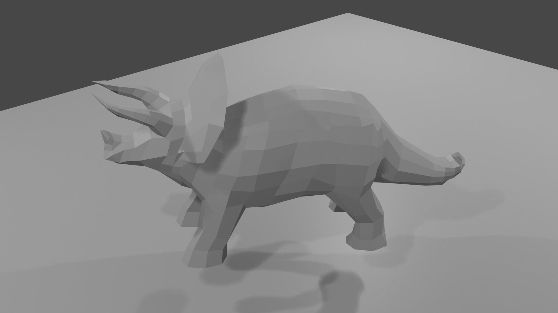 Dragon triceratops 3D model_8