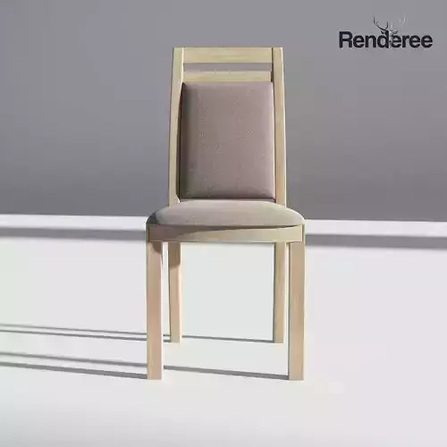 Light Wooden Sidechair