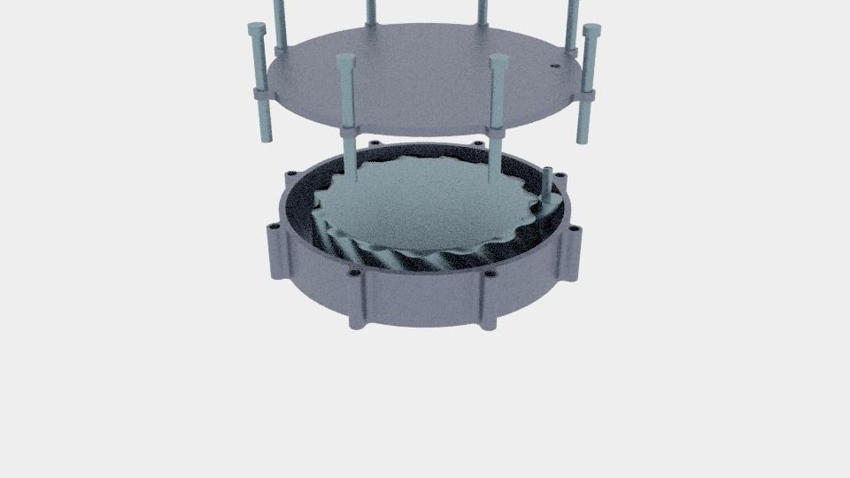 speed reducer ratio 15 to 01 3D print model_3