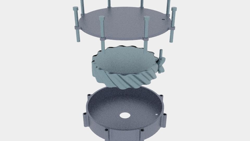 speed reducer ratio 15 to 01 3D print model_2