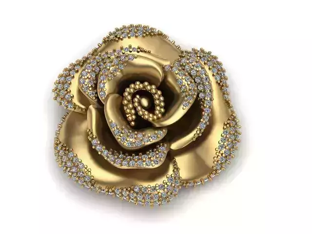 flower rose  print model 3D print model