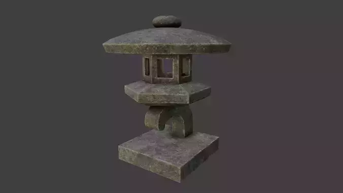 Japanese Stone Lantern 4