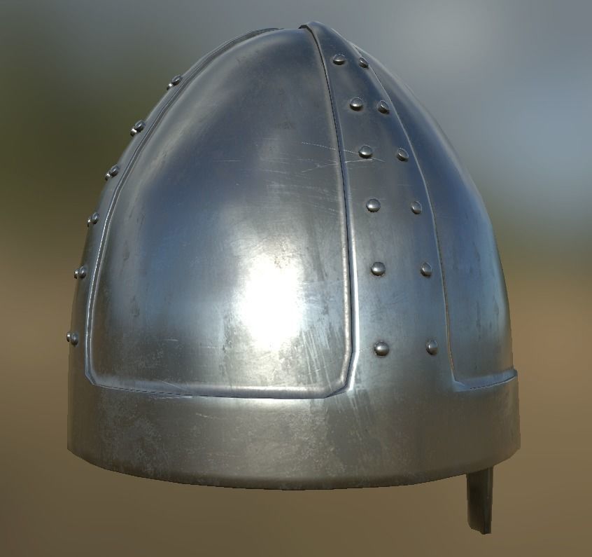 Medieval Helms 3D Model Collection_14