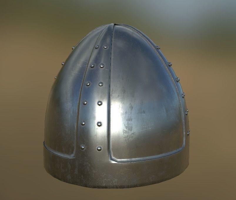 Medieval Helms 3D Model Collection_11